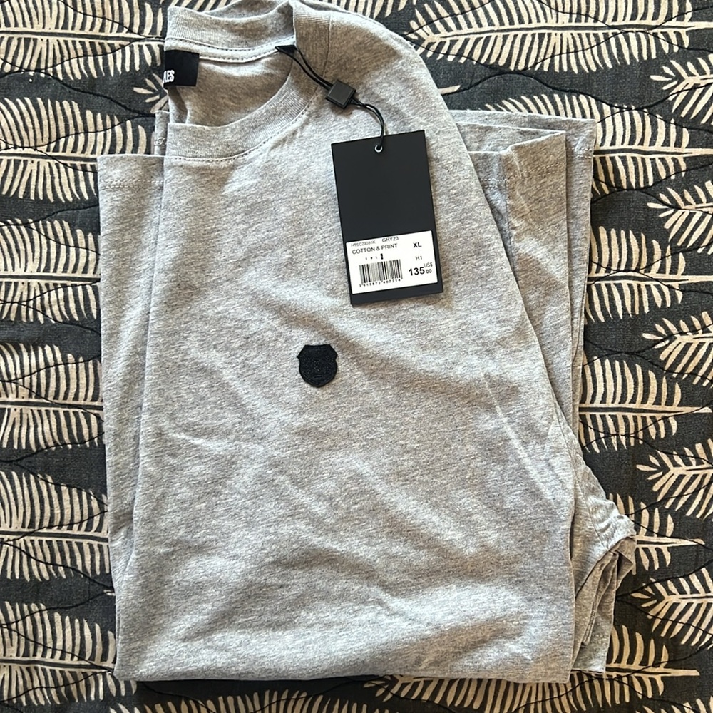 NWT Gray Men's T-Shirt by The Kooples. Size XL. - Picture 5 of 5